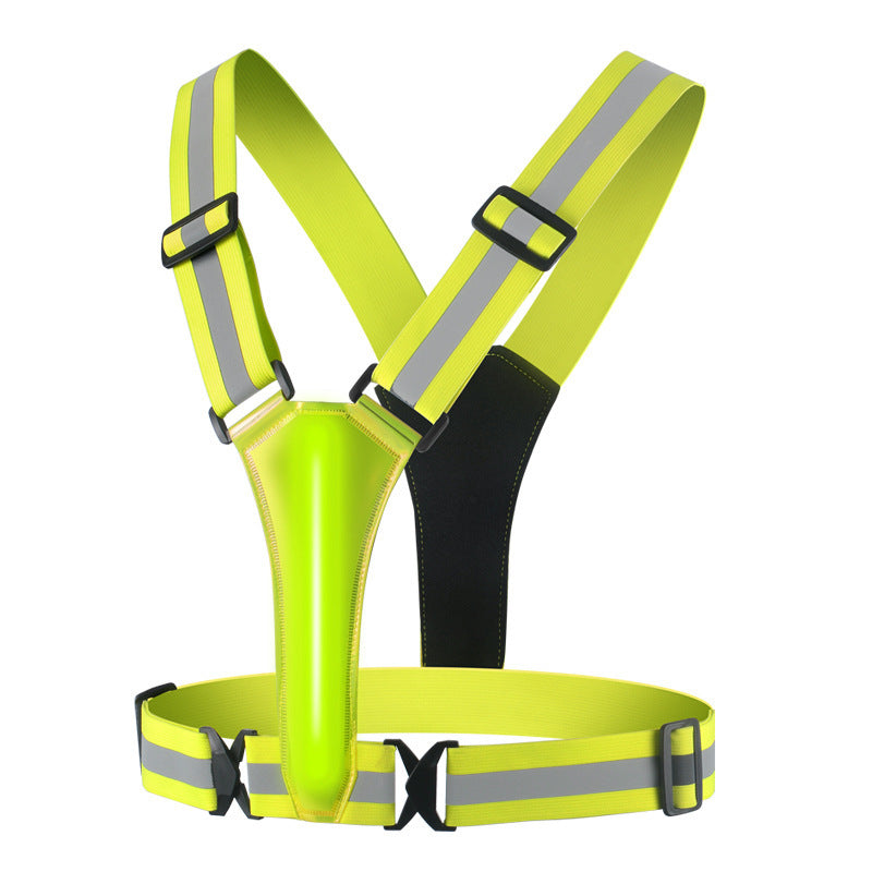 LED Night Running Safety Vest (USB Rechargeable)