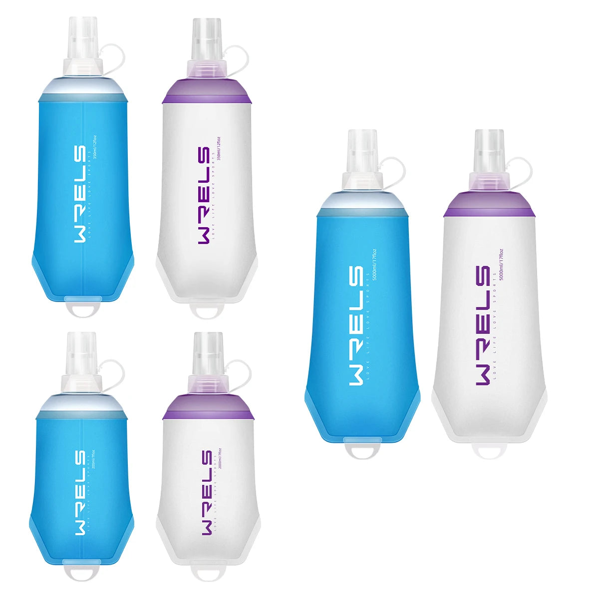 Foldable Silicone Soft Flask Water Bottle