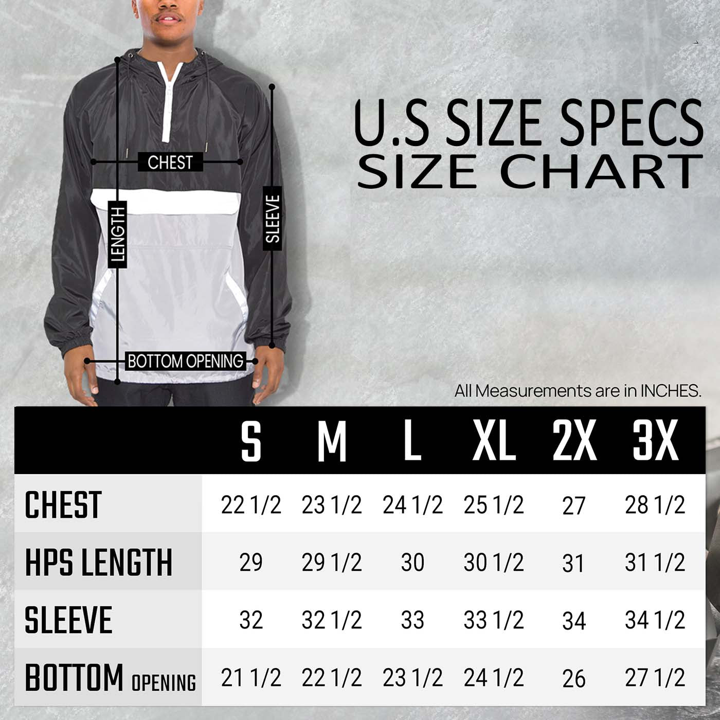 Color Block Quarter-Zip Anorak