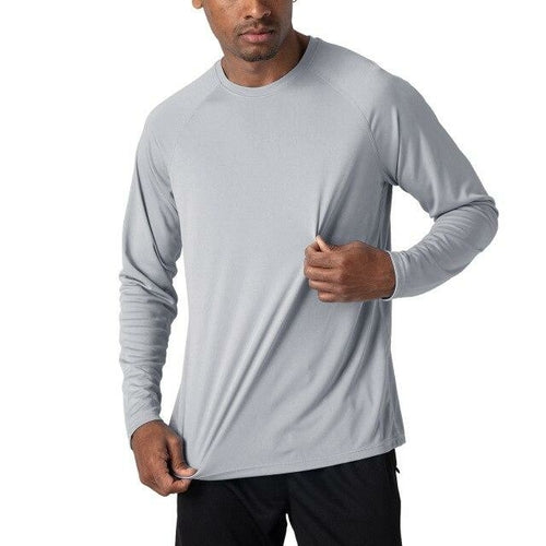Men's "Sun-Shield" UPF 50+ Long Sleeve Performance Trail Tee