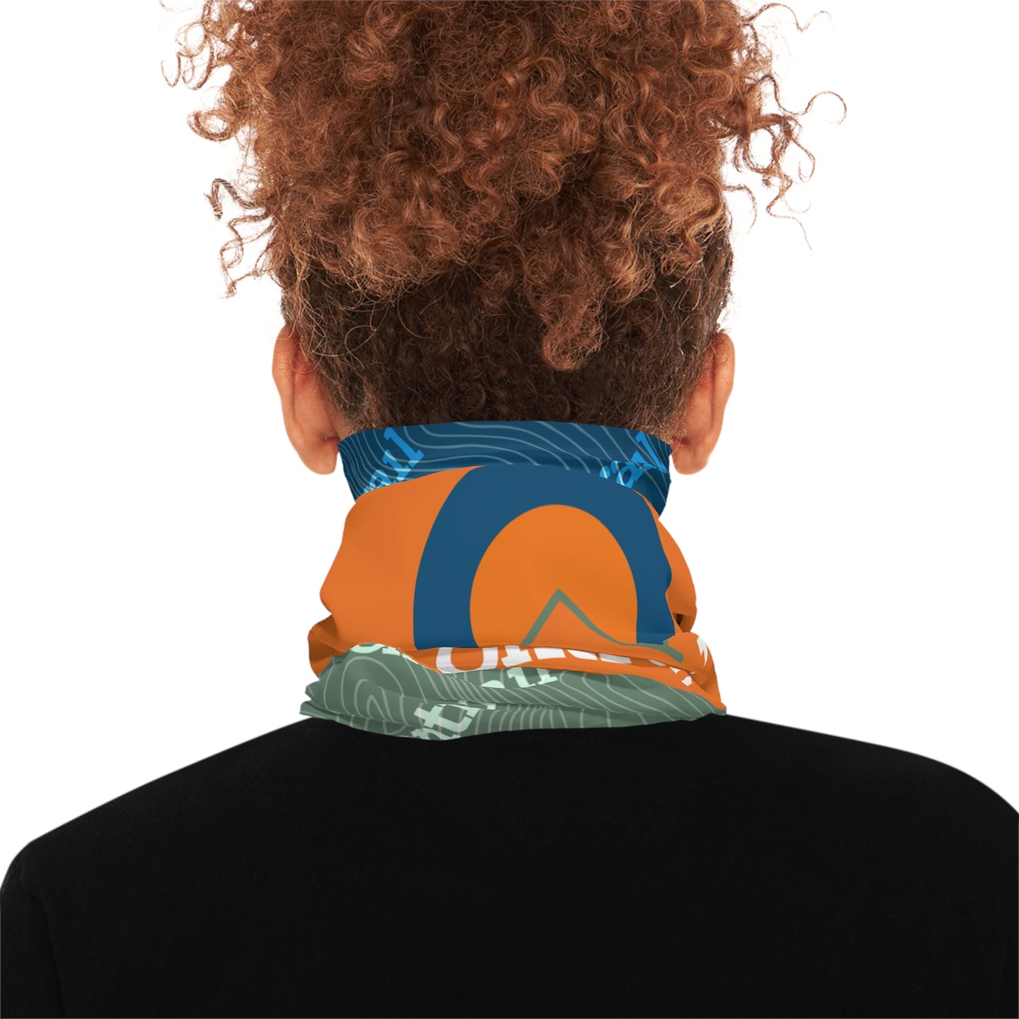 OnTrail Midweight Neck Gaiter - Topographic Outdoor Face & Neck Cover
