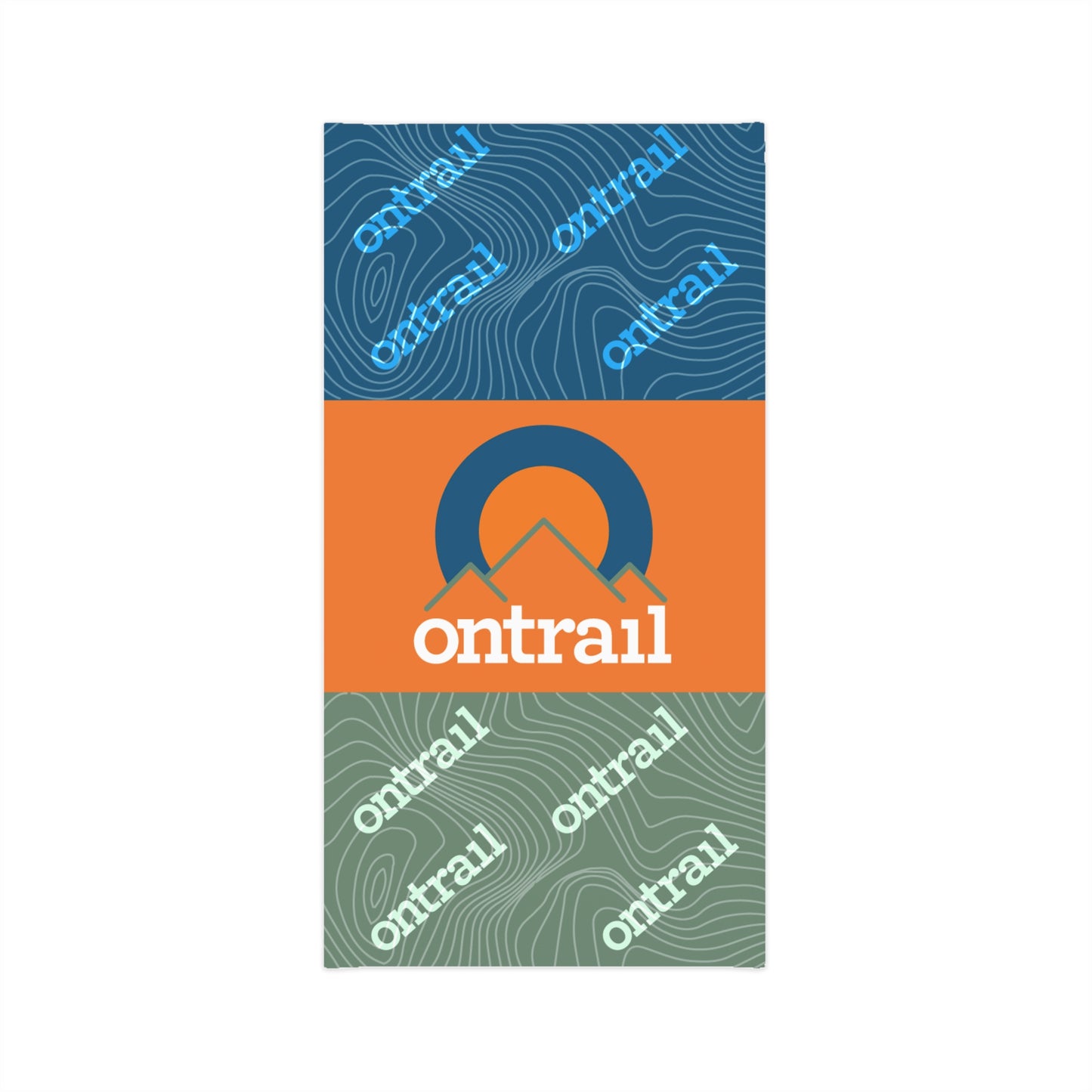 OnTrail Midweight Neck Gaiter - Topographic Outdoor Face & Neck Cover