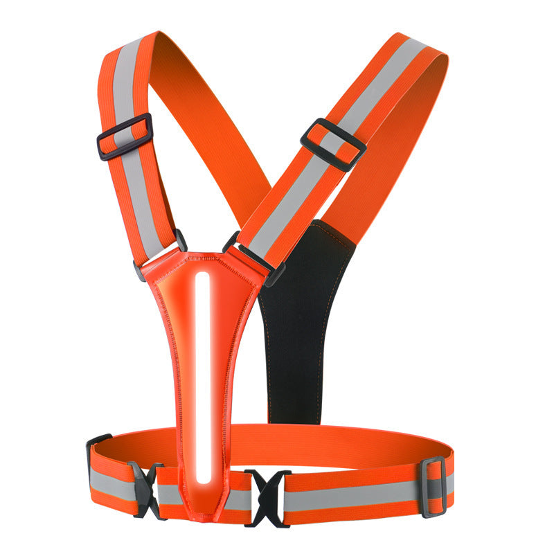LED Night Running Safety Vest (USB Rechargeable)