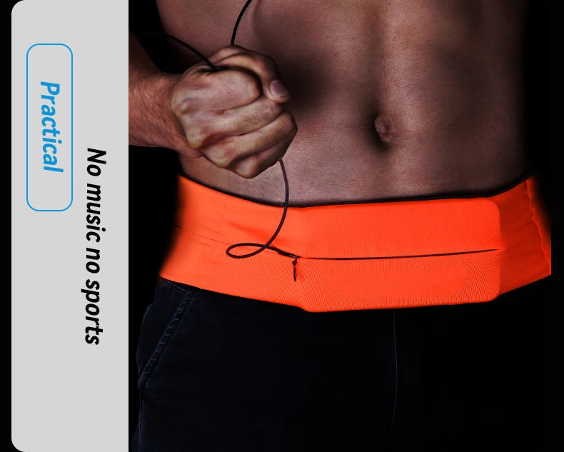 Invisible Running Belt Bag | No-Bounce Phone Storage