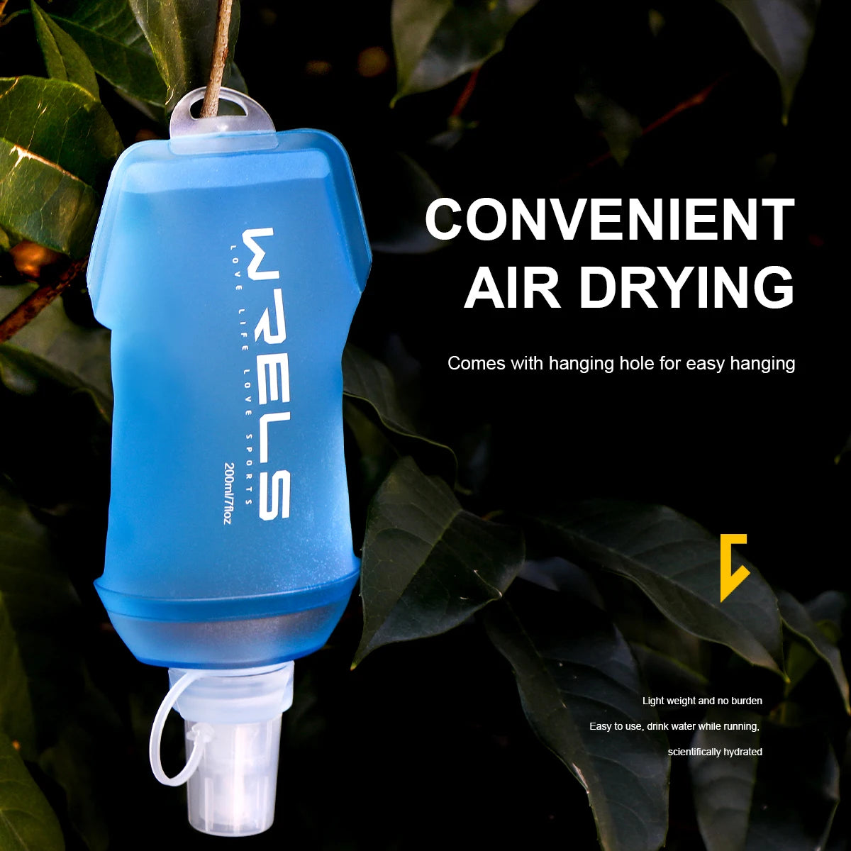 Foldable Silicone Soft Flask Water Bottle