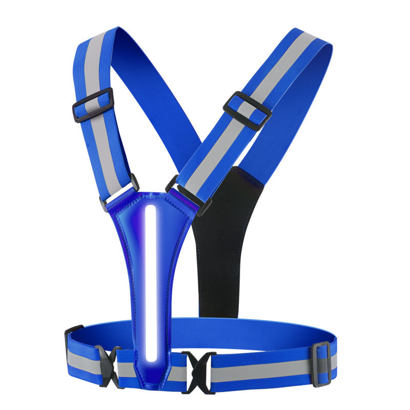 LED Night Running Safety Vest (USB Rechargeable)