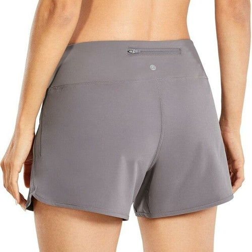 Women's "Trail-Ready" 4" Quick-Dry Shorts with Secure Zip Pocket