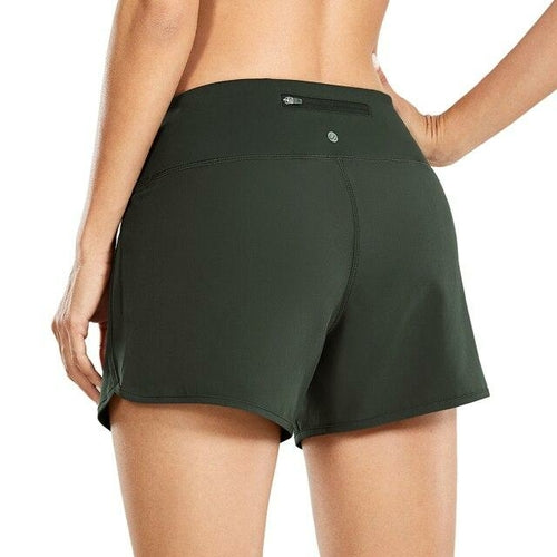 Women's "Trail-Ready" 4" Quick-Dry Shorts with Secure Zip Pocket