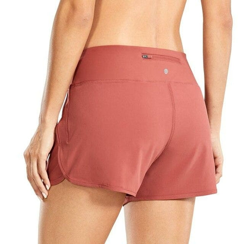 Women's "Trail-Ready" 4" Quick-Dry Shorts with Secure Zip Pocket